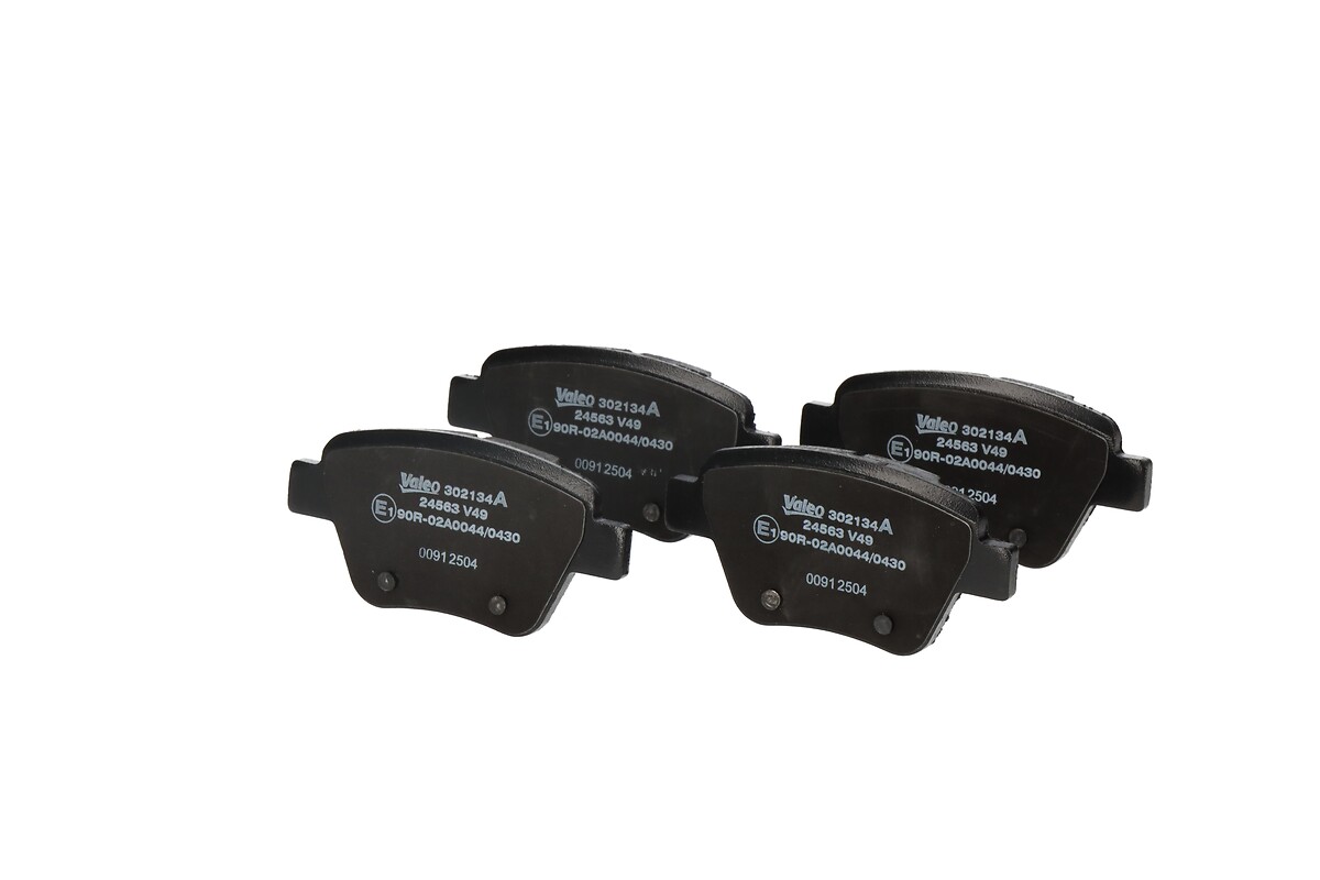 Jeu de 4 plaquettes de frein VALEO ref. 302134A